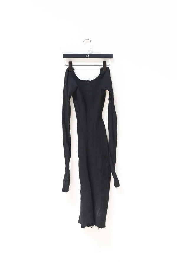 marc le bihan stretch dress 21923 black